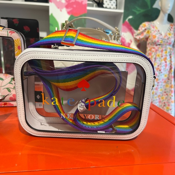 ♠️Kate Spade Pride All Love Mini Camera Crossbody Bag NWT - Picture 4 of 9